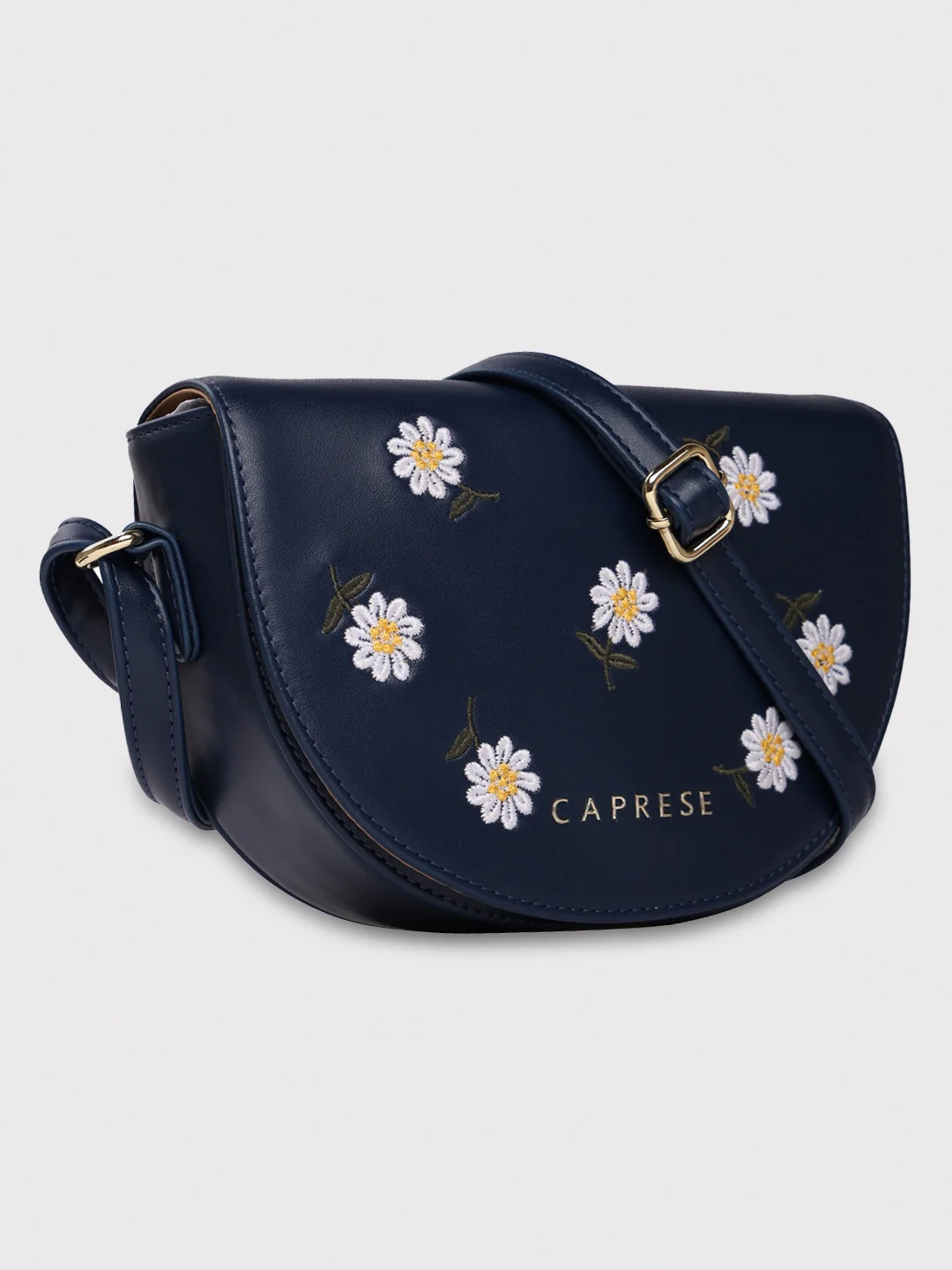 Caprese Kyle Medium Navy Sling Bag - Image 4