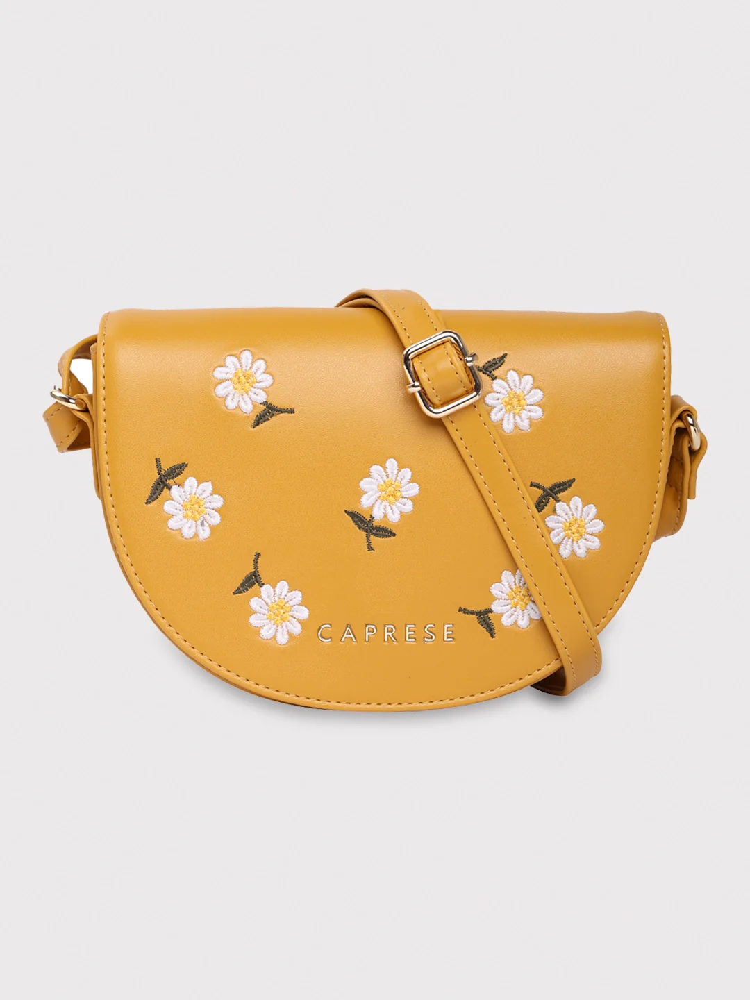 Caprese Kyle Medium Ochre Sling Bag