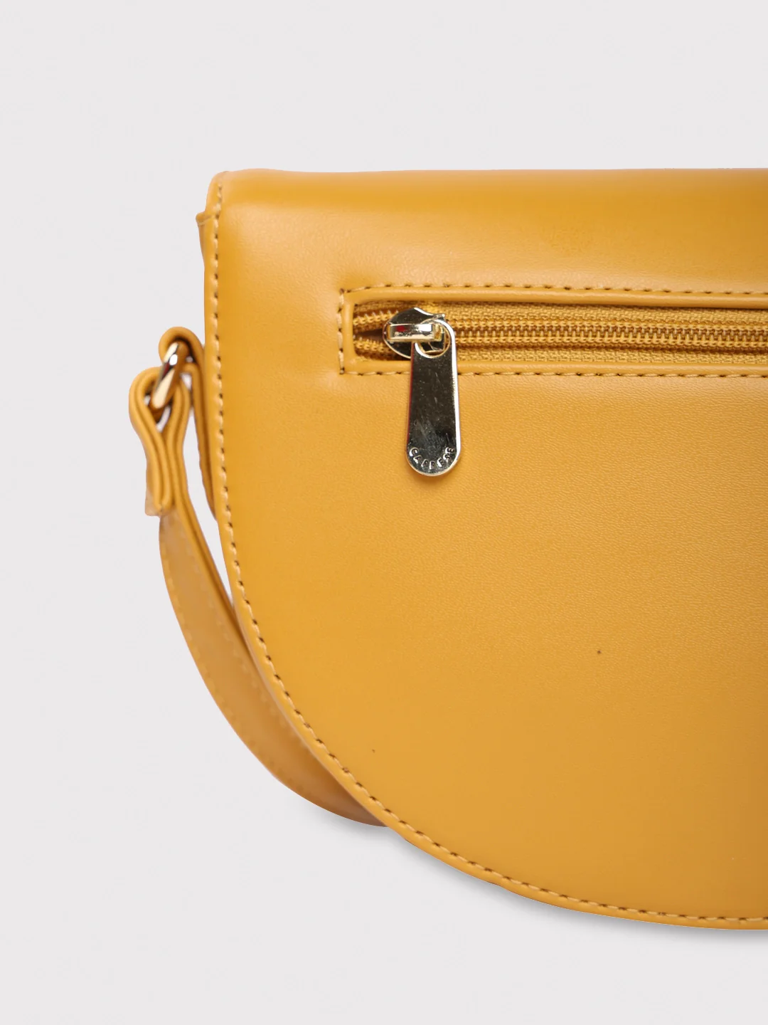 Caprese Kyle Medium Ochre Sling Bag - Image 8