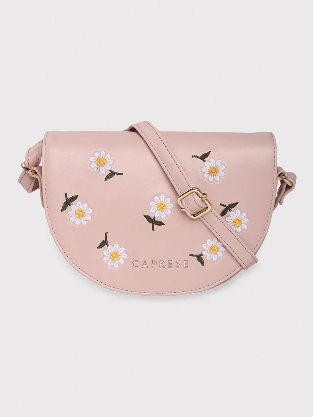 Caprese Kyle Medium Soft Pink Sling Bag