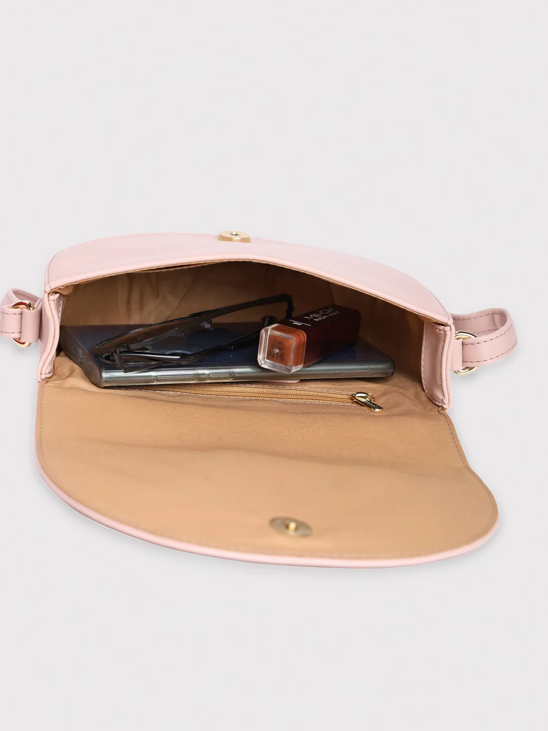 Caprese Kyle Medium Soft Pink Sling Bag - Image 8