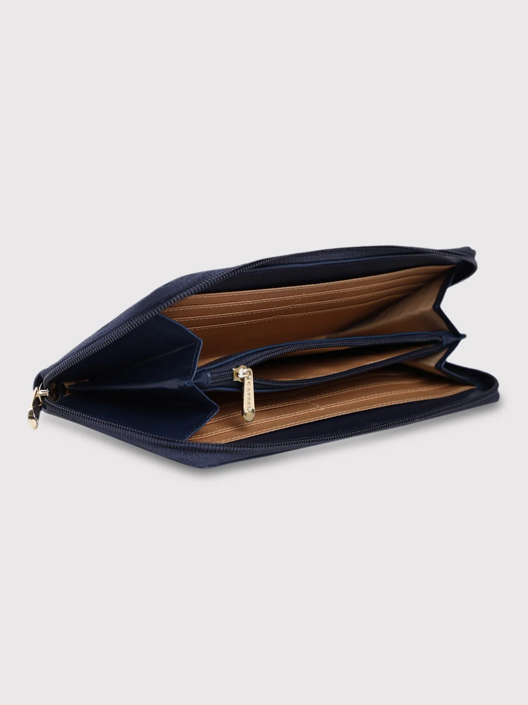 Caprese Kyle Large Navy Zip Around Wallet - Image 6