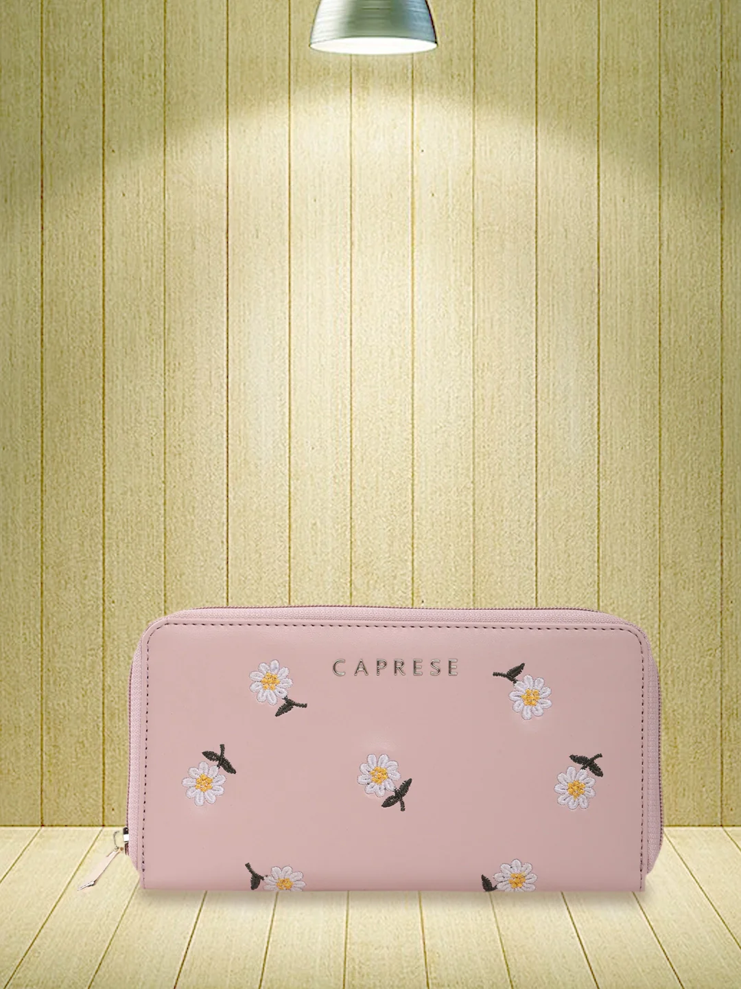 Caprese Kyle Large Soft Pink Zip Around Wallet - Image 12