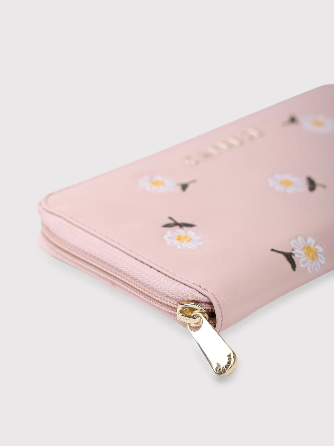 Caprese Kyle Large Soft Pink Zip Around Wallet - Image 5