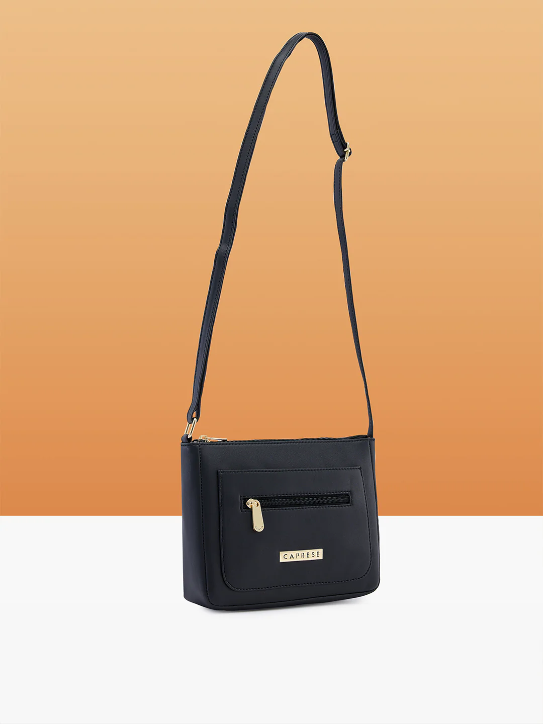 Caprese Lara Medium Black Sling Bag - Image 2