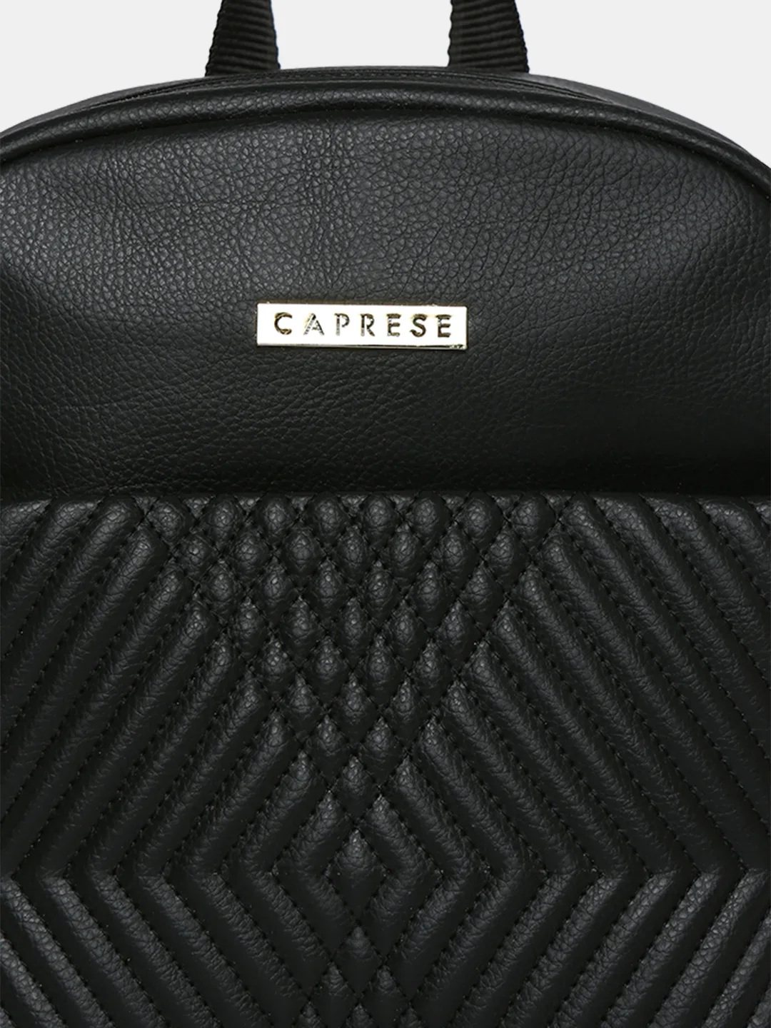 Caprese Leo Medium Black Backpack - Image 12