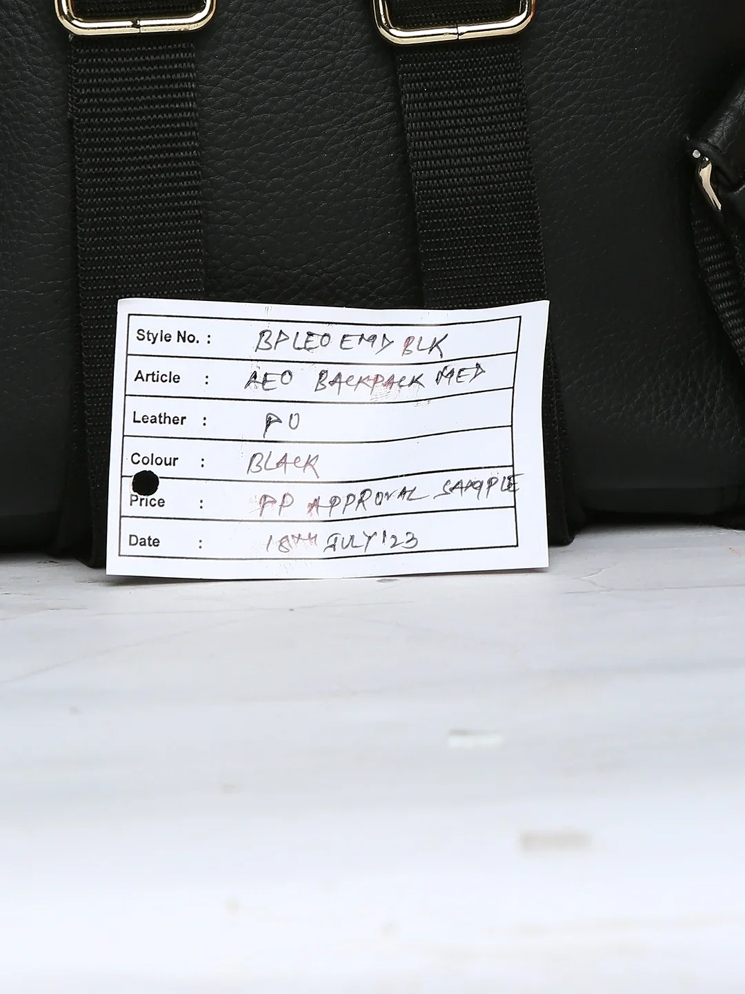 Caprese Leo Medium Black Backpack - Image 13