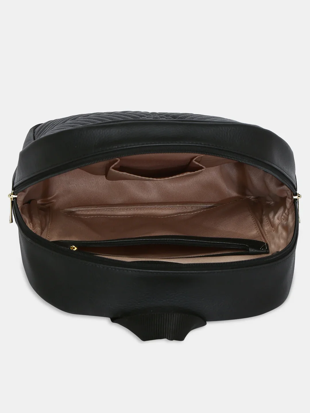 Caprese Leo Medium Black Backpack - Image 14