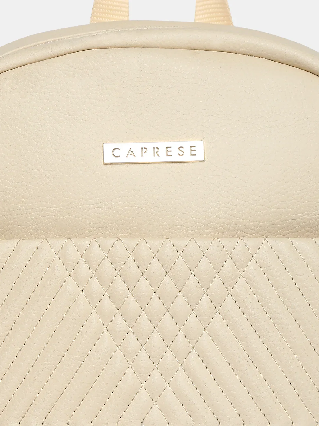 Caprese Leo Medium Cream Backpack - Image 12