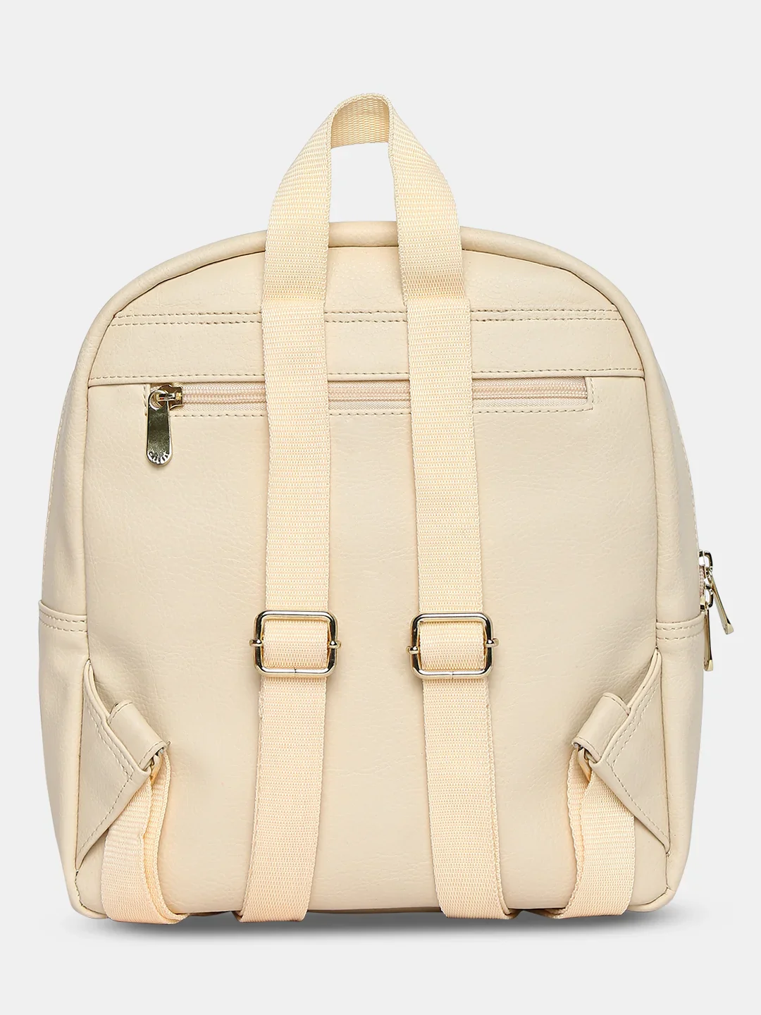 Caprese Leo Medium Cream Backpack - Image 5