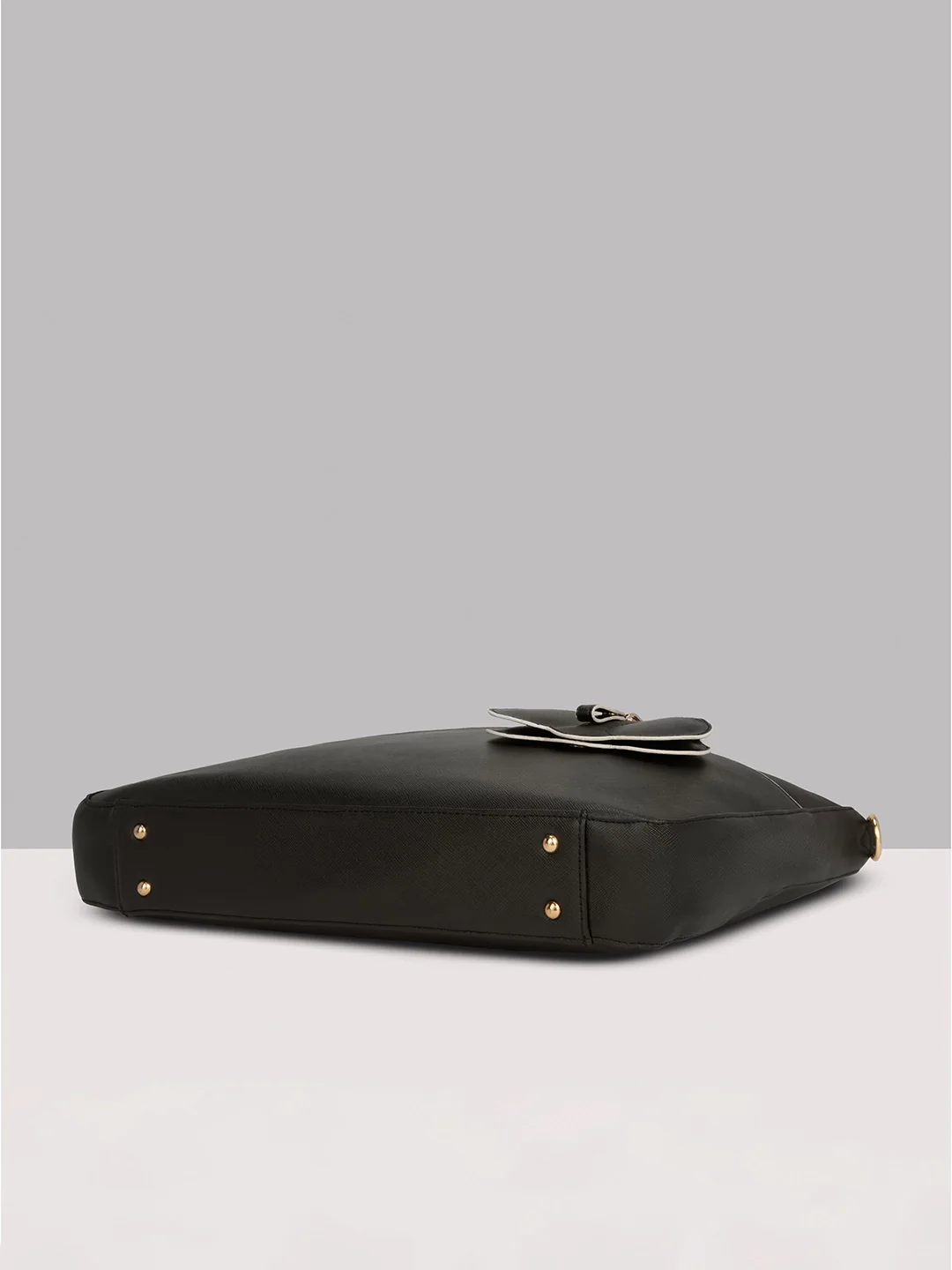 Caprese Lexi Large Black Laptop Bag - Image 6