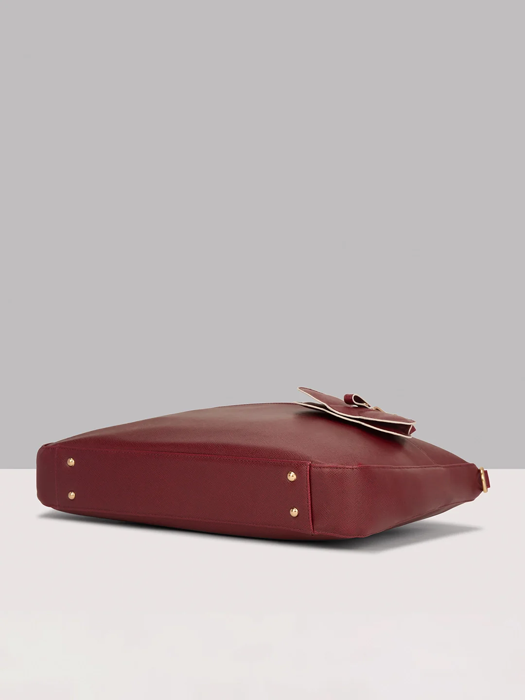 Caprese Lexi Large Cherry Lacquer Laptop Bag - Image 6