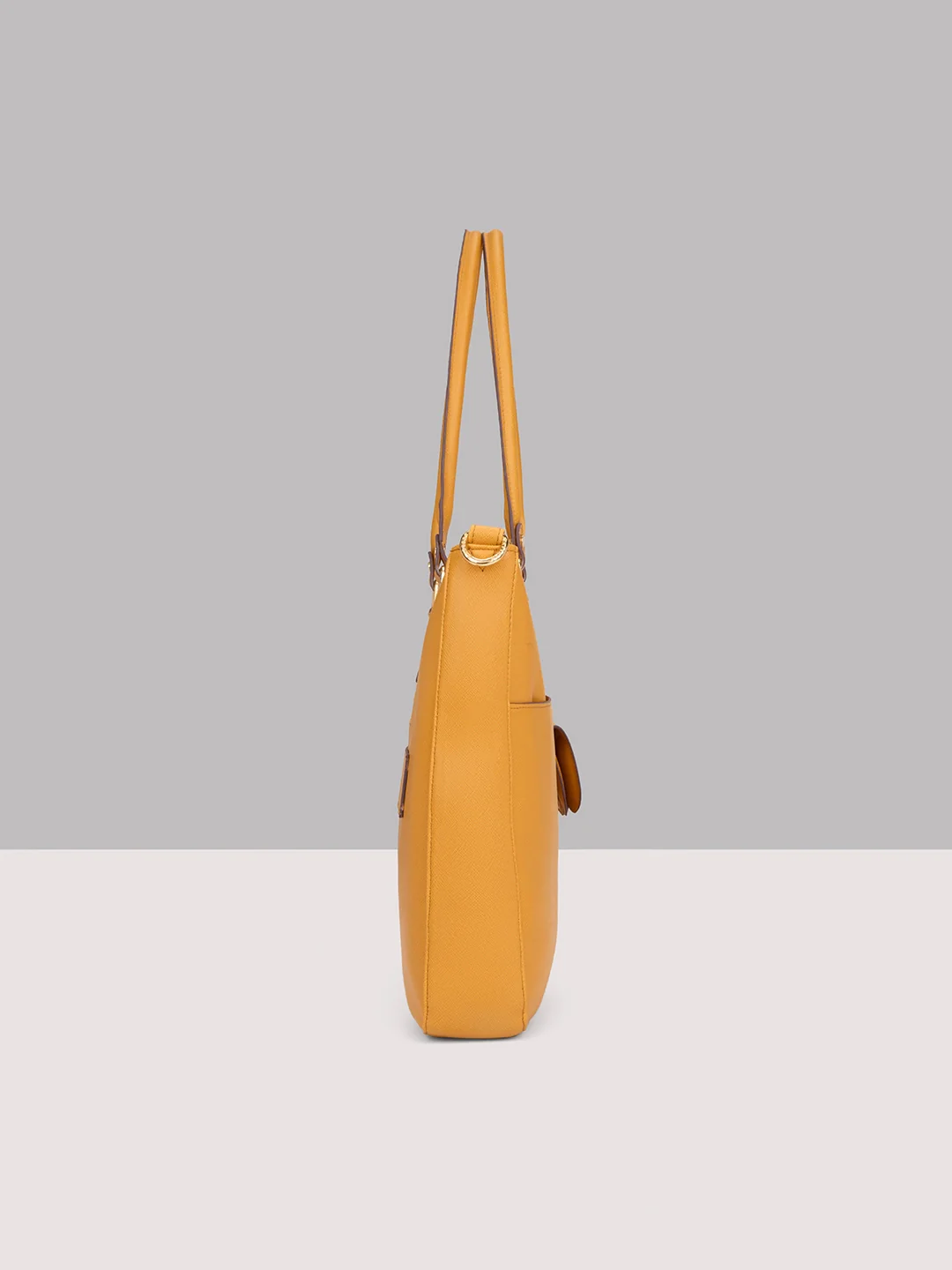 Caprese Lexi Large Musterd Laptop Bag - Image 5