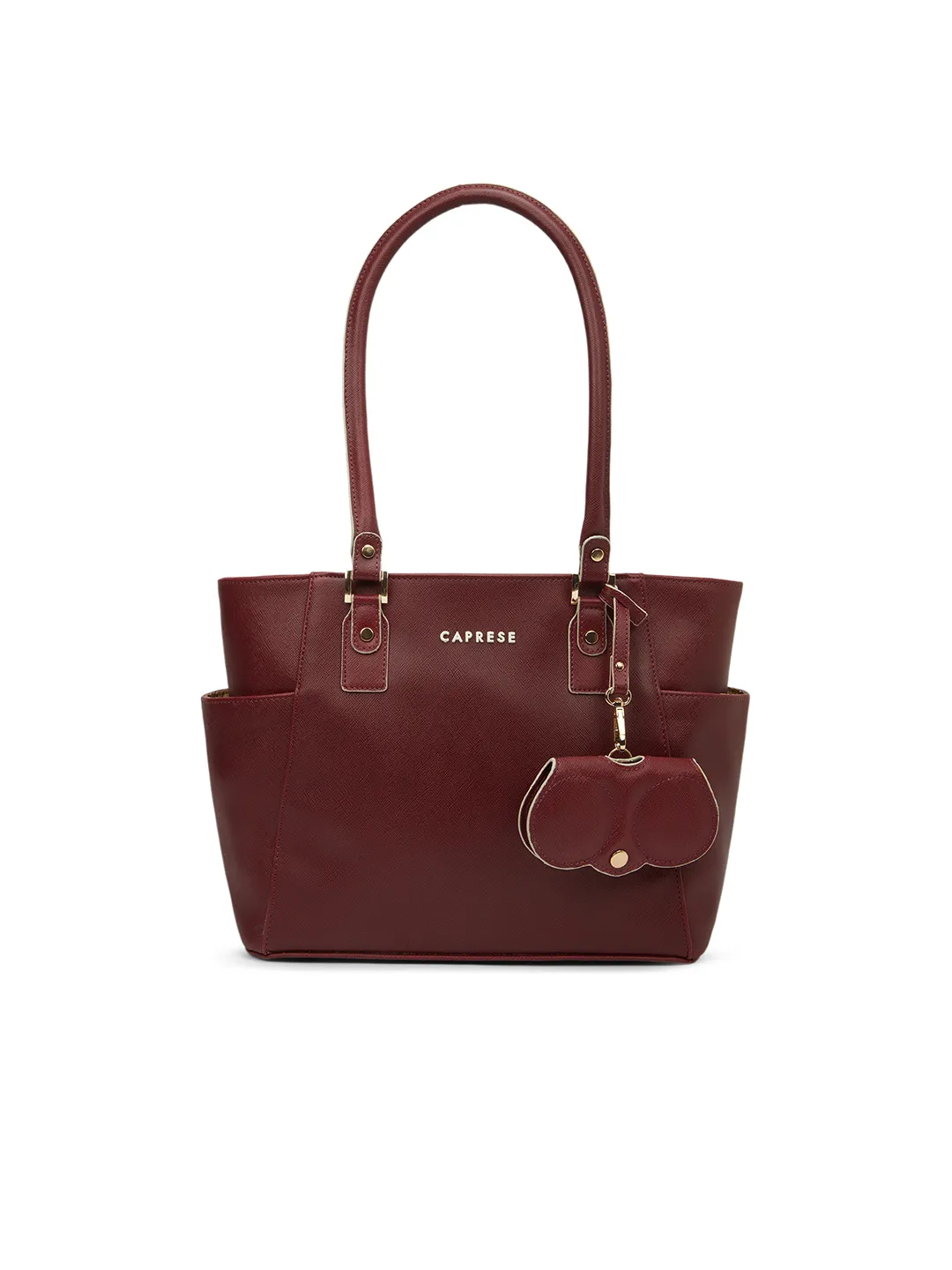 Caprese Lexi Medium Cherry Lacquer Tote Bag