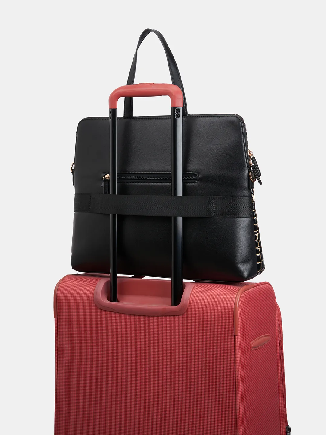Caprese Lily Large Black / Gold
 Laptop Bag - Image 11