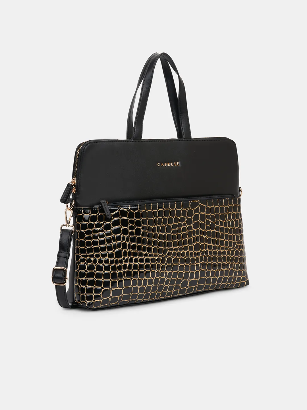 Caprese Lily Large Black / Gold
 Laptop Bag - Image 3
