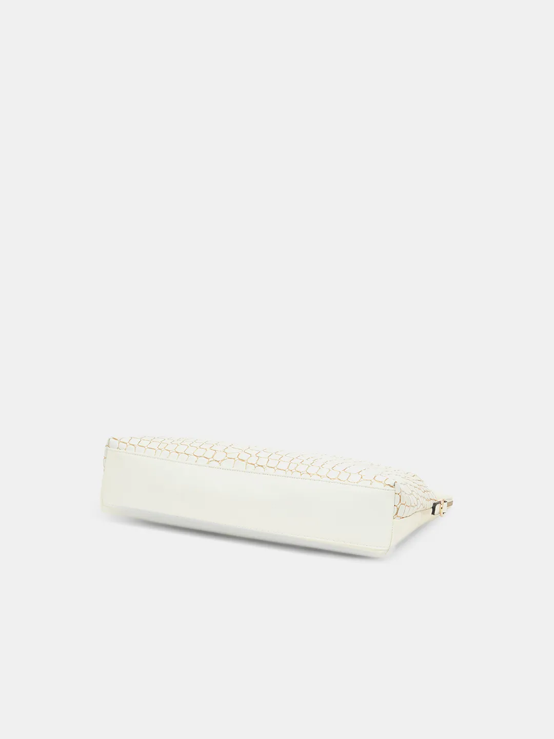 Caprese Lily Large White Gold Laptop Bag - Image 5