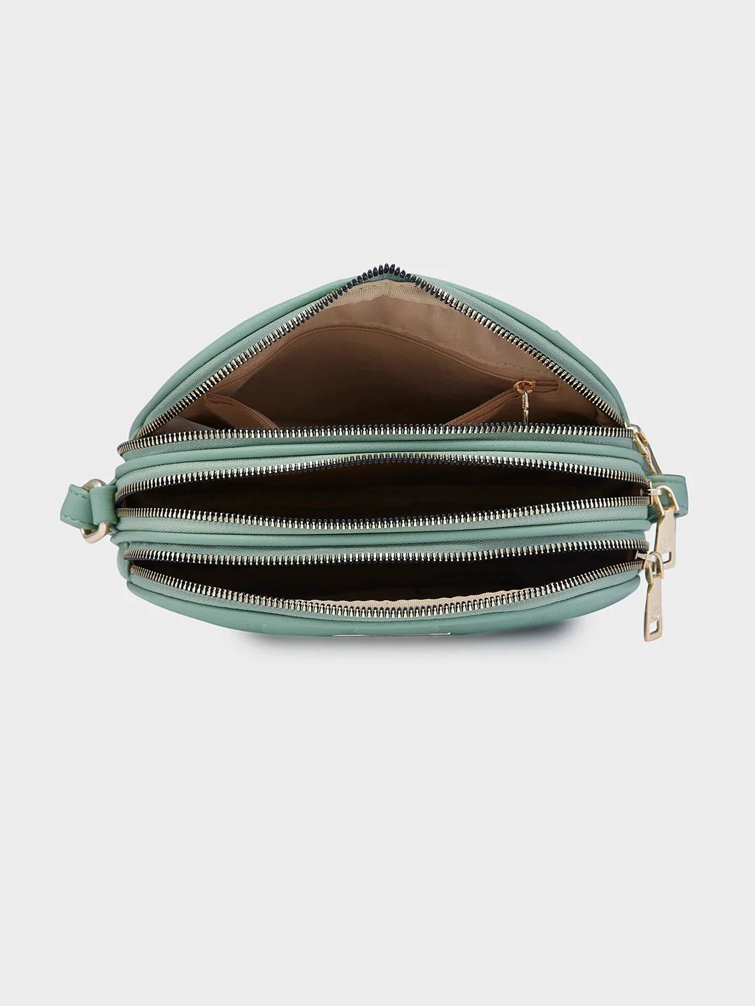 Caprese Linz Medium Green Sling Bag - Image 10