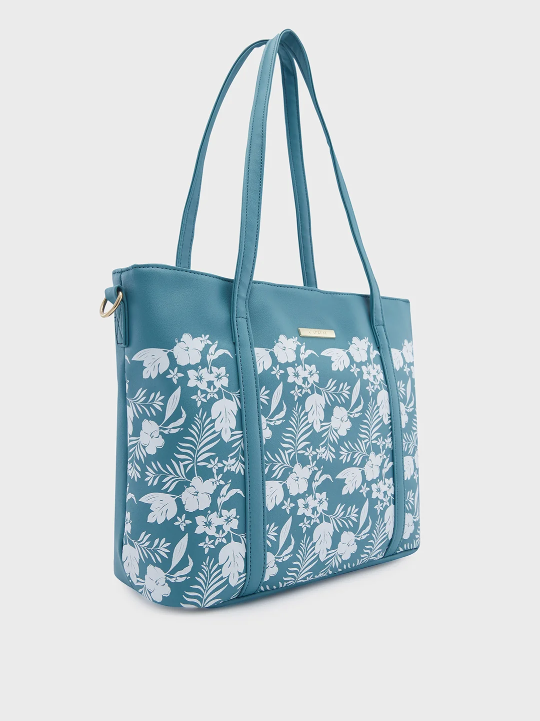 Caprese Lively Large B Green Satchel Bag - Image 4