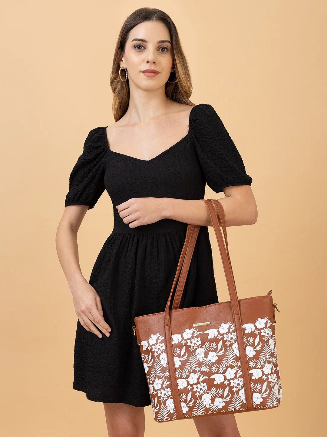 Caprese Lively Large Dusty Coral Satchel Bag - Image 2