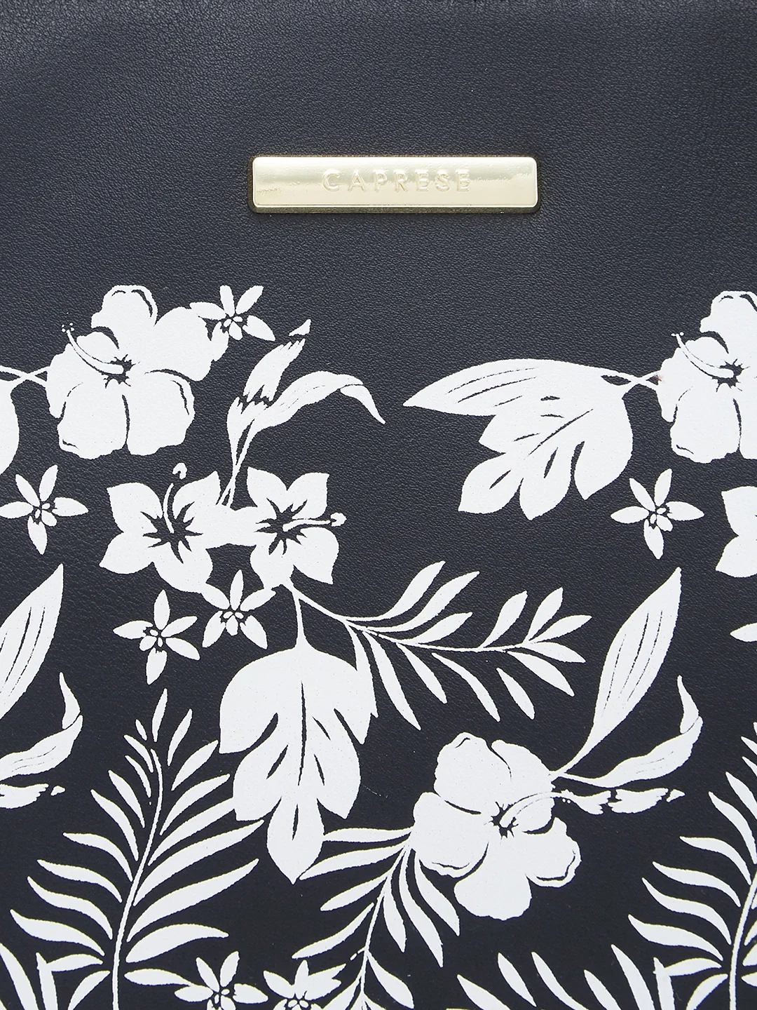 Caprese Lively Medium Black Tote Bag - Image 8