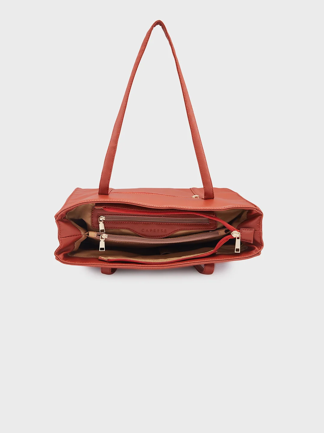Caprese Lively Medium Dusty Coral Tote Bag - Image 7