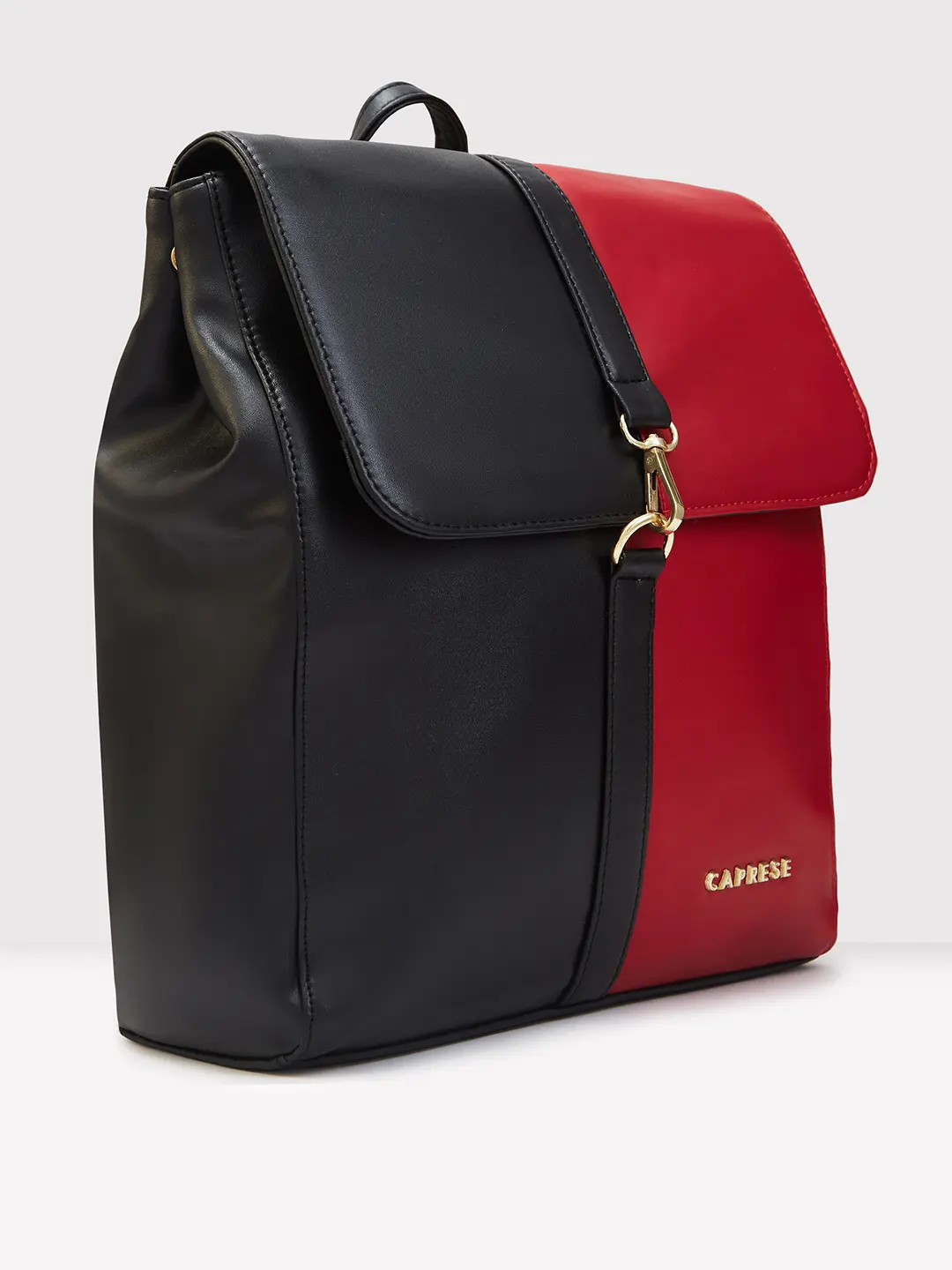 Caprese Lizzy Medium Black Backpack - Image 3