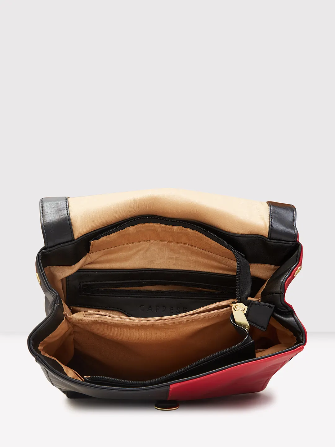 Caprese Lizzy Medium Black Backpack - Image 8