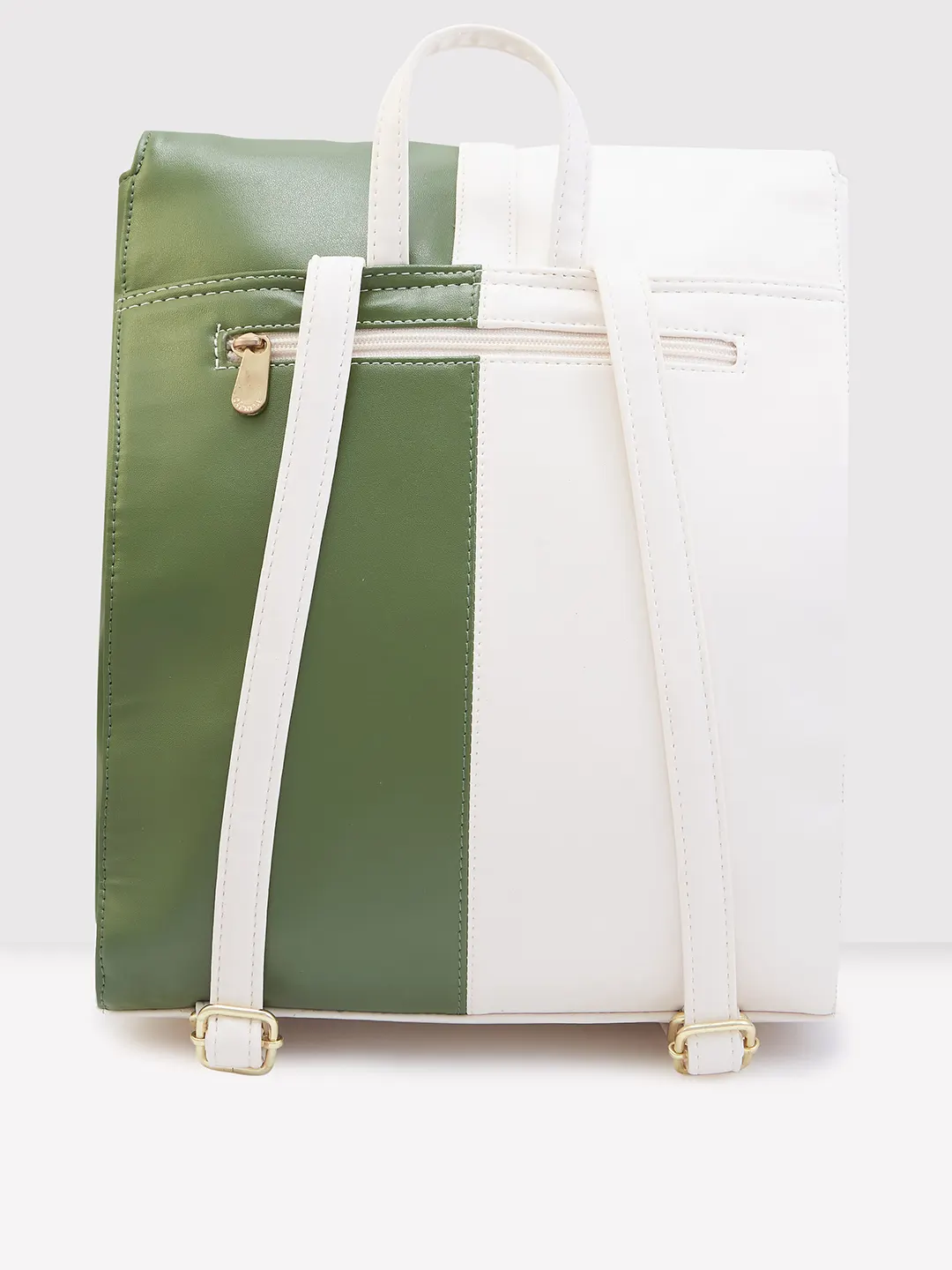 Caprese Lizzy Medium Cream Backpack - Image 2