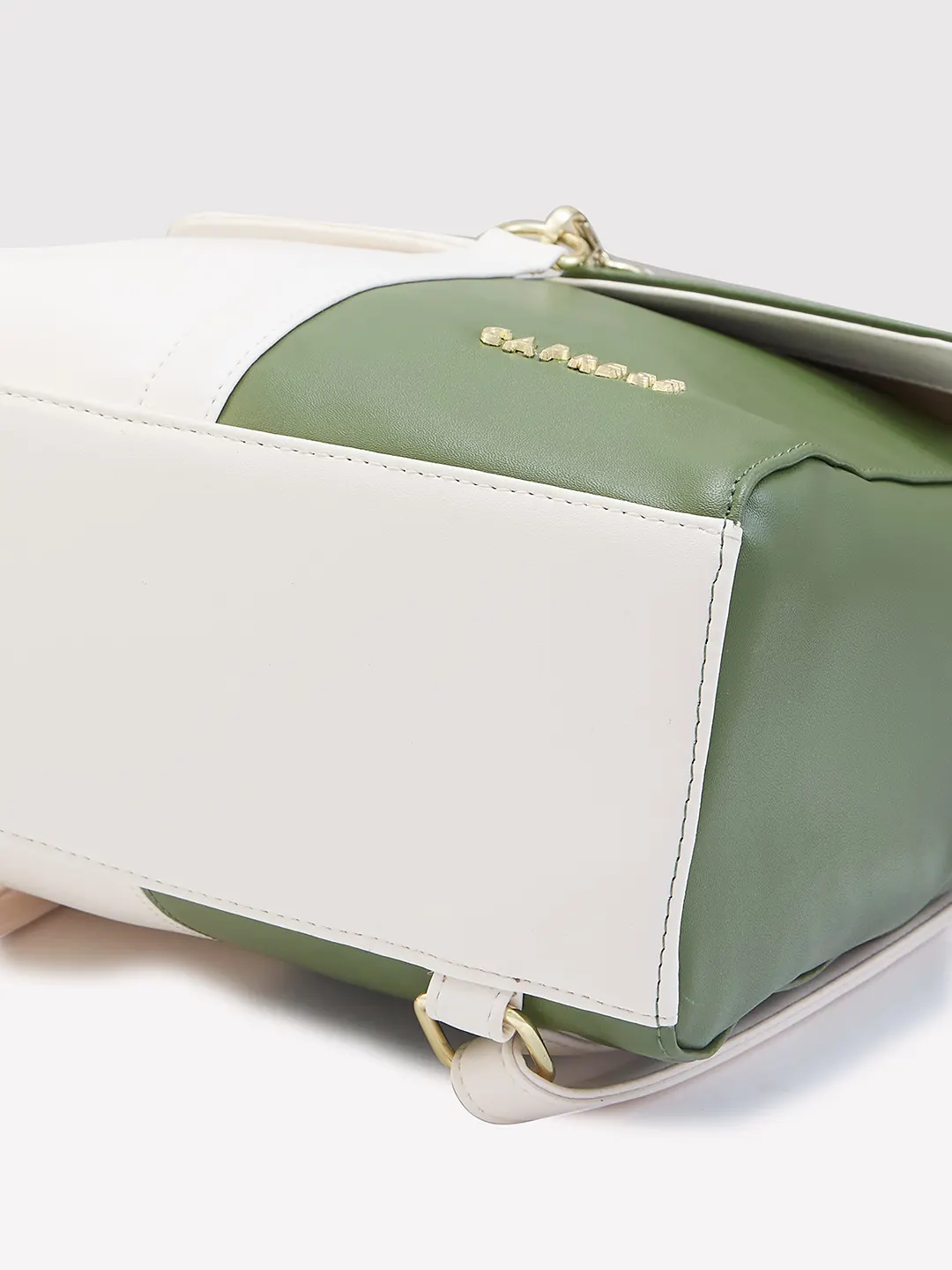 Caprese Lizzy Medium Cream Backpack - Image 4