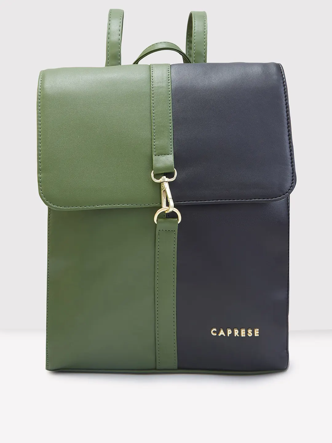 Caprese Lizzy Medium Olive Backpack