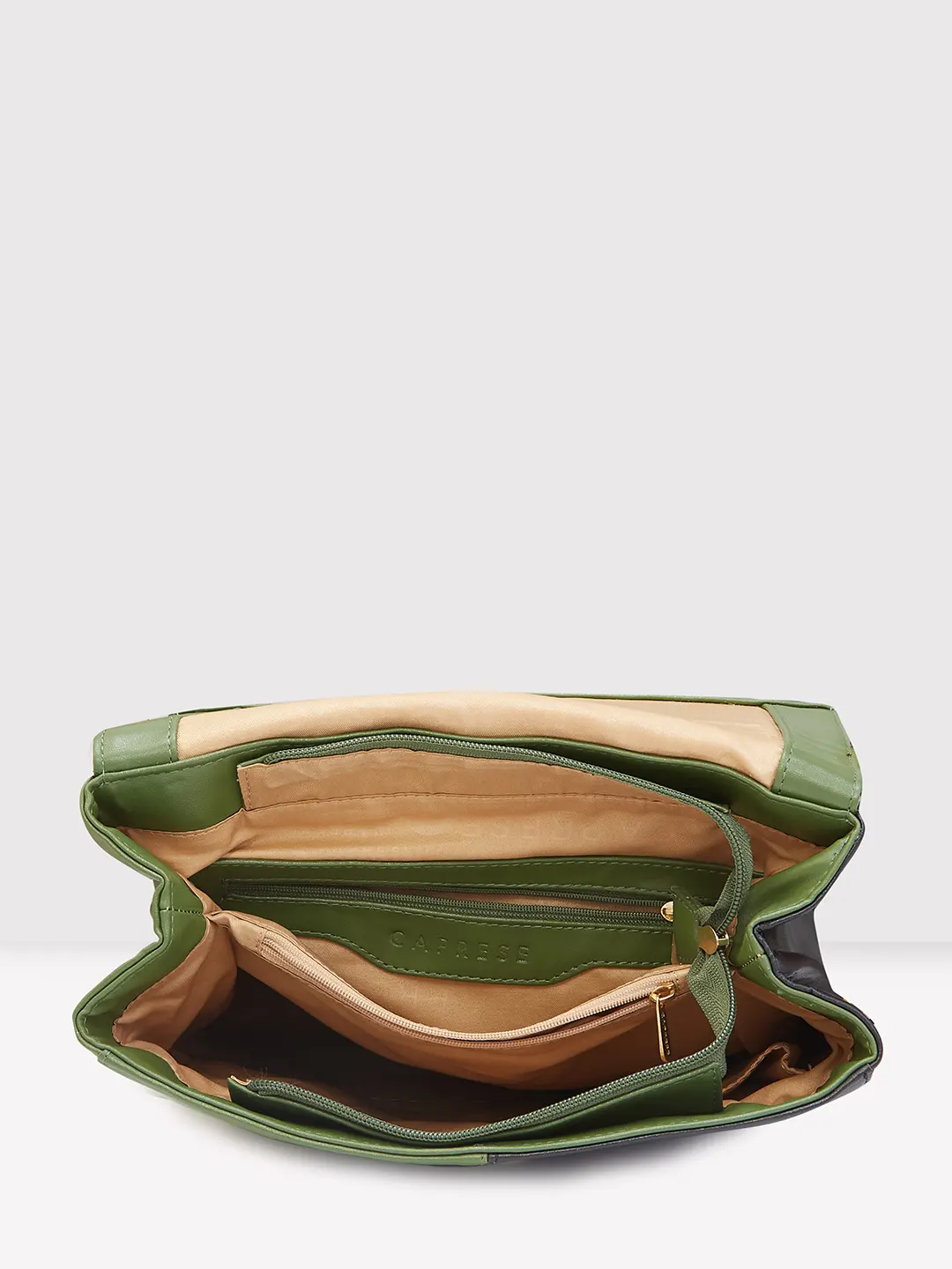 Caprese Lizzy Medium Olive Backpack - Image 8