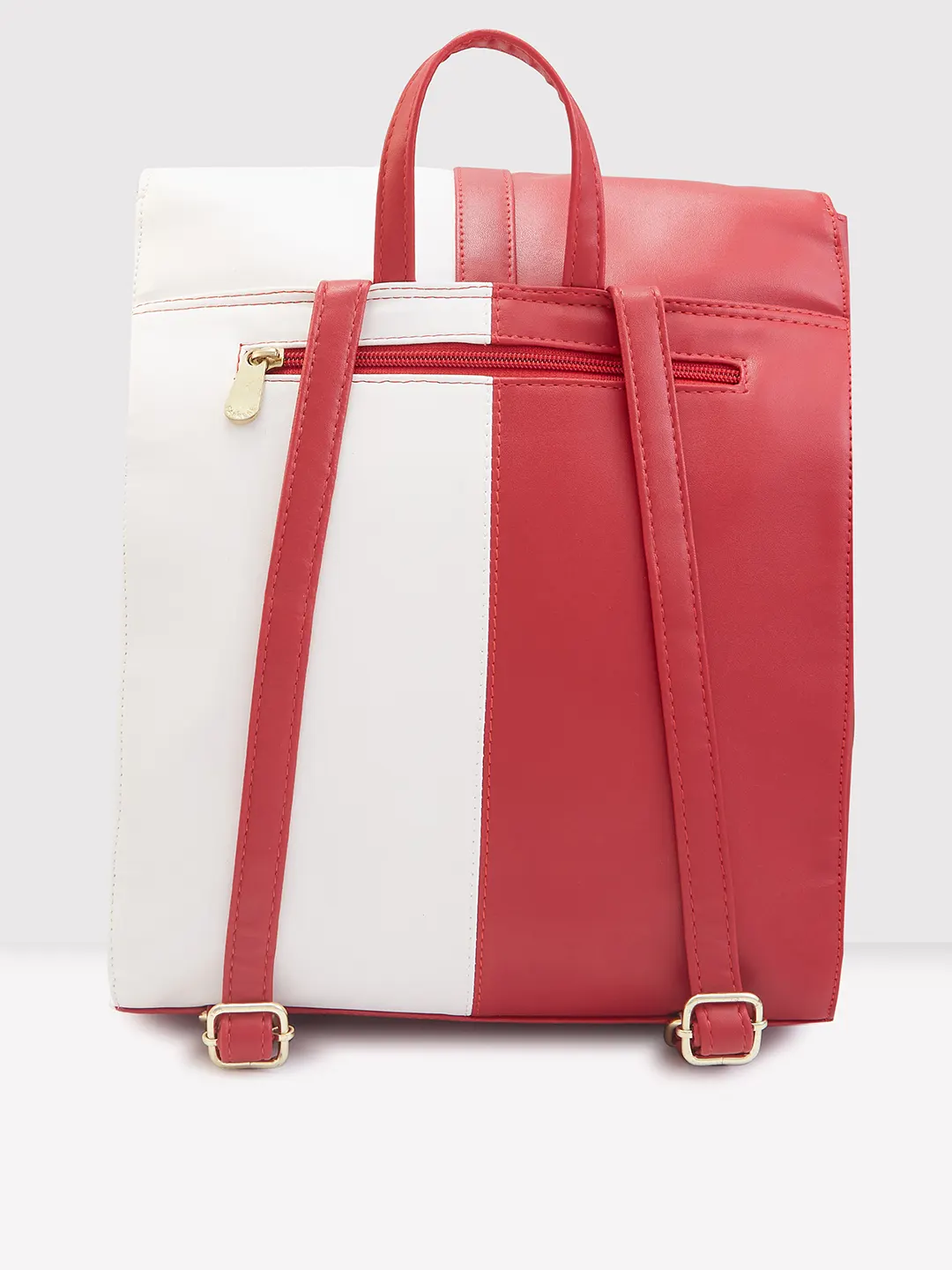 Caprese Lizzy Medium Red Backpack - Image 2
