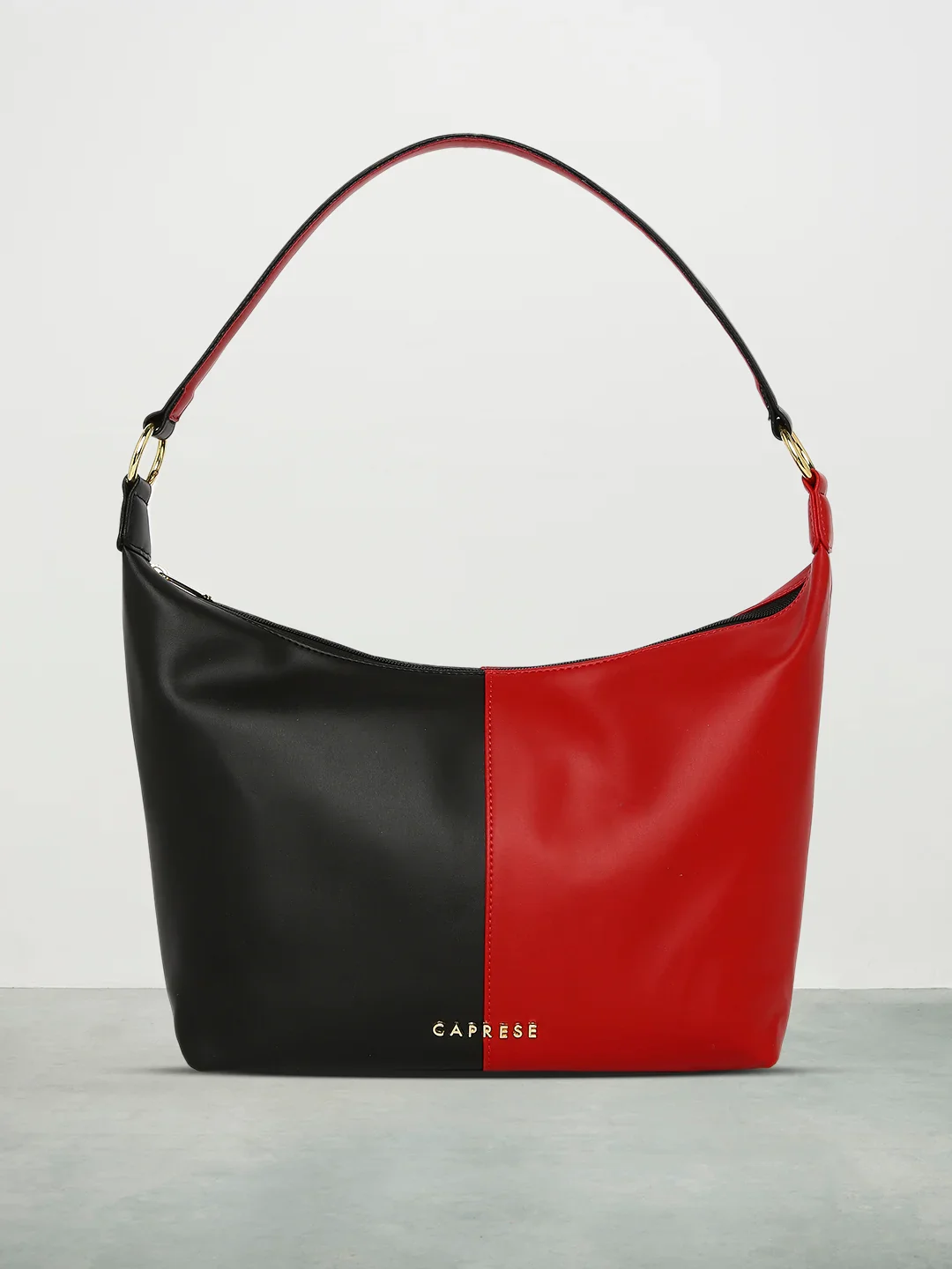 Caprese Lizzy Medium Black Hobo Bag - Image 10