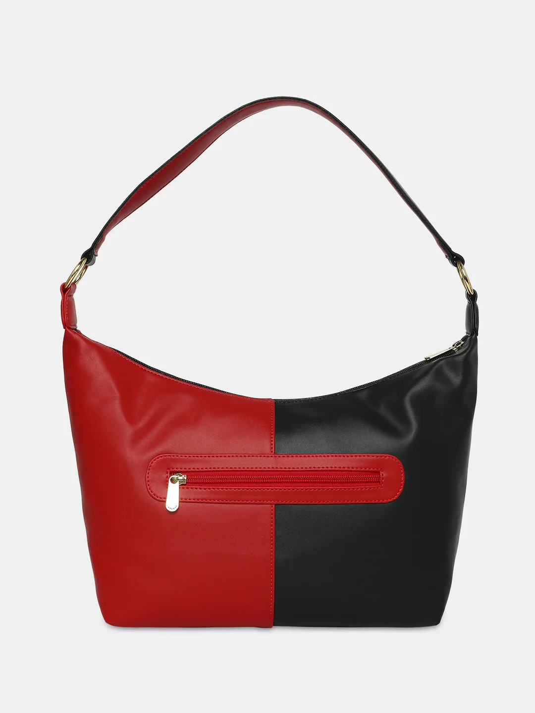 Caprese Lizzy Medium Black Hobo Bag - Image 4