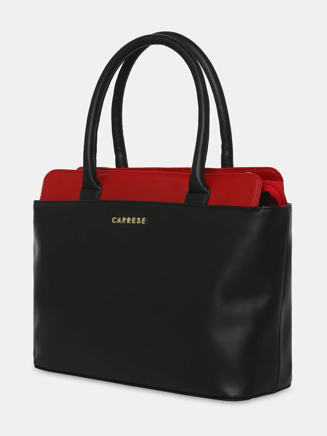 Caprese Lizzy Medium Red Satchel Bag - Image 5