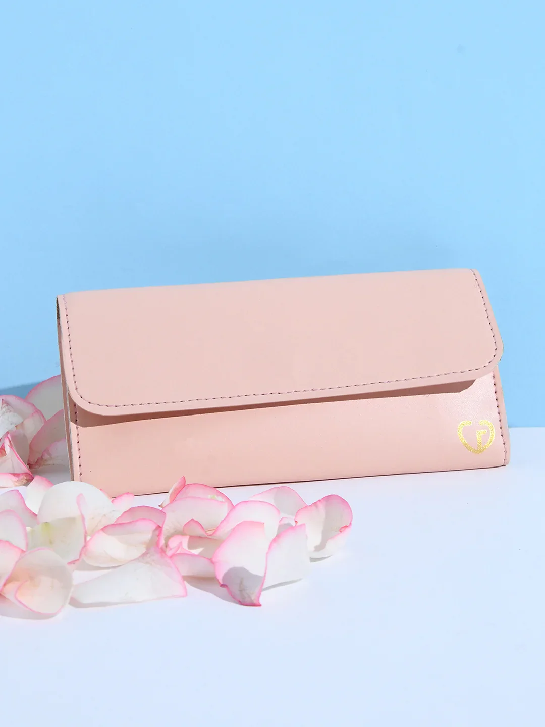 Caprese Lotte Medium Peach Wallet - Image 2