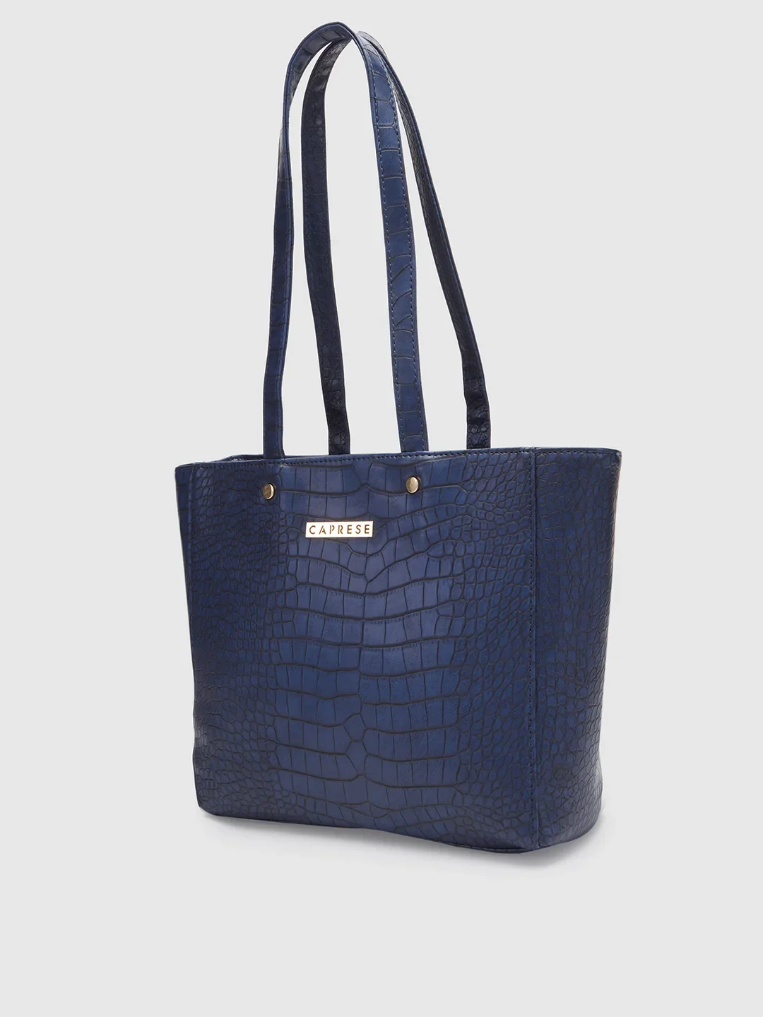 Caprese Luciana Medium Navy Tote Bag - Image 3