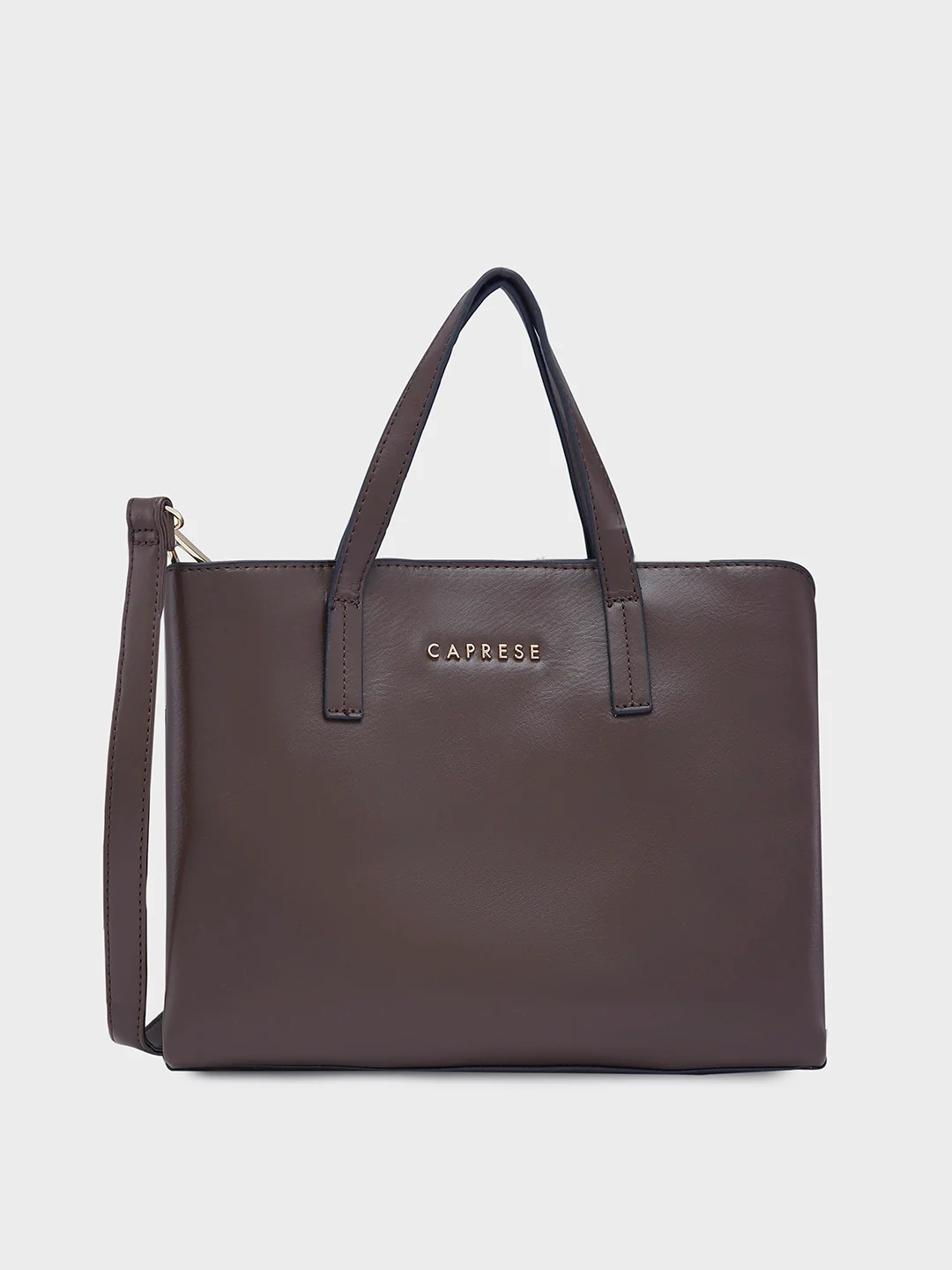Caprese Lucie Medium Brown Satchel Bag
