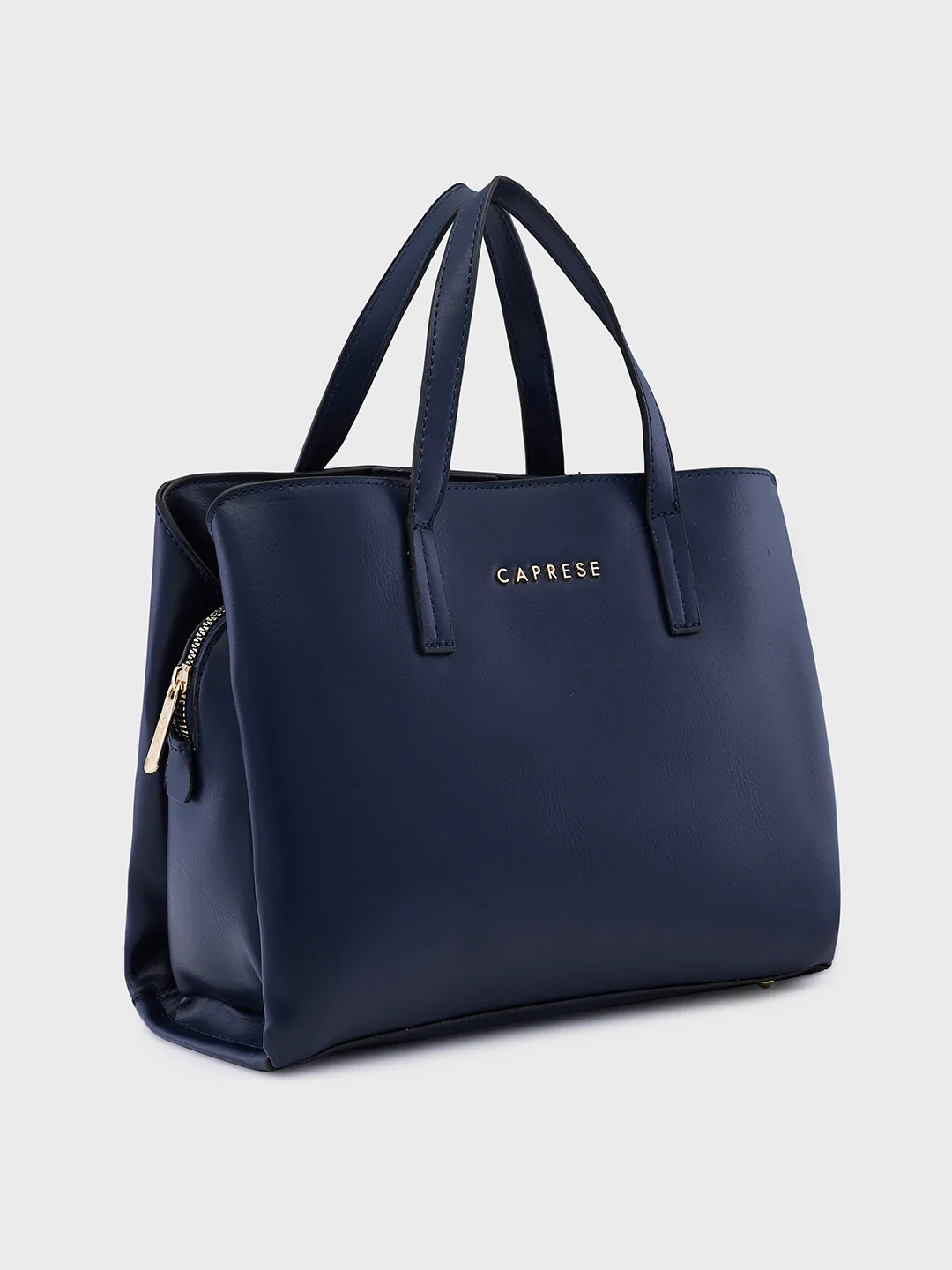 Caprese Lucie Medium Navy Satchel Bag - Image 5