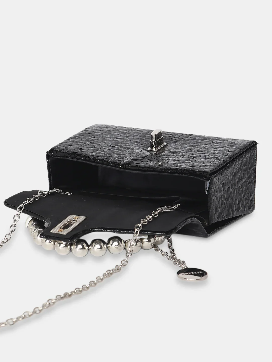 Caprese Lucy Small Black Clutch - Image 10