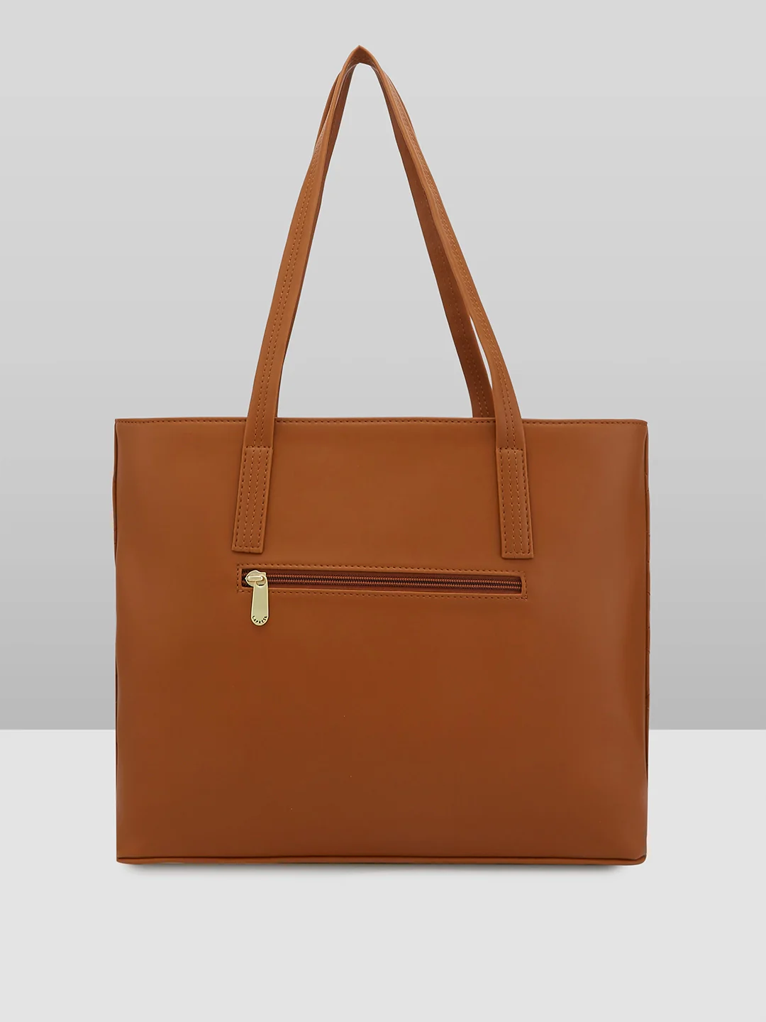 Caprese Lucya Medium Brown Tote Bag - Image 4