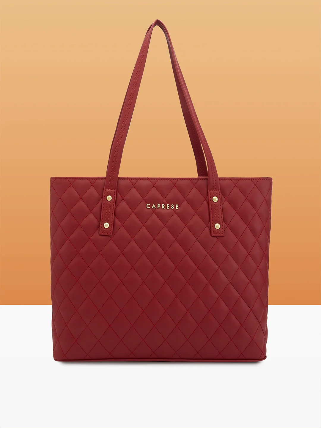 Caprese Lucya Medium Red Tote Bag