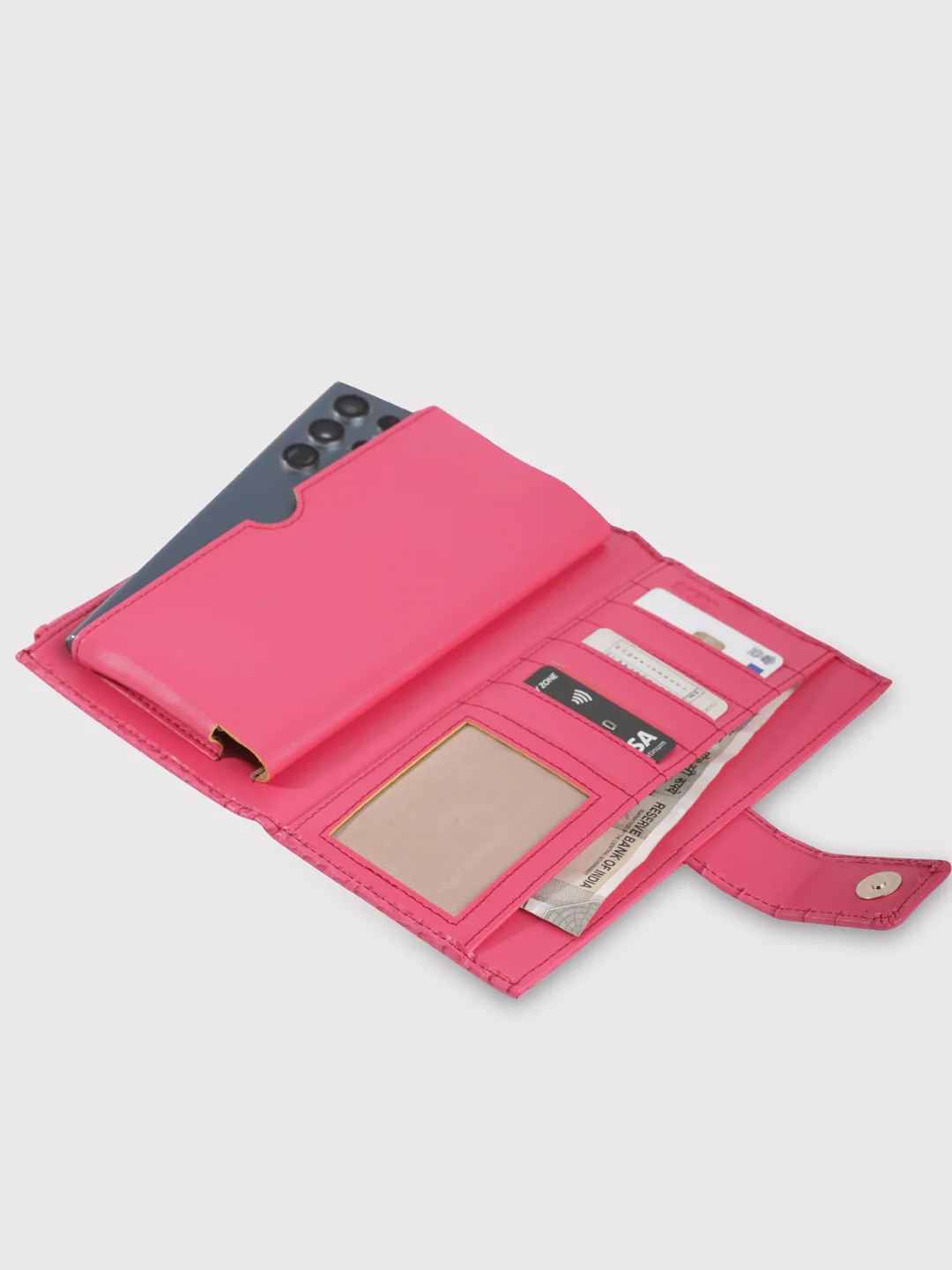 Caprese Luna Medium Fuchsia Bifold Wallet - Image 9