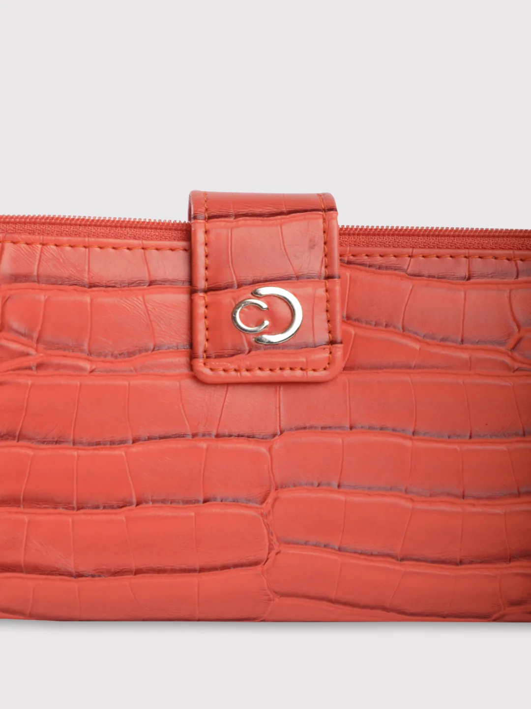 Caprese Luna Medium Orange Bifold Wallet - Image 8