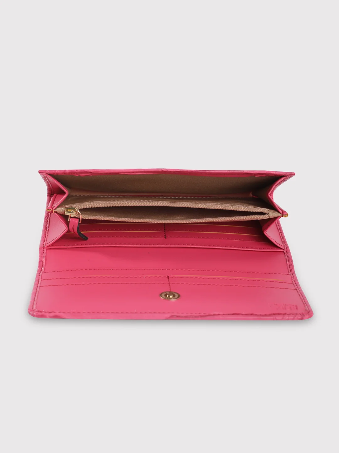 Caprese Luna Medium Fuchsia Flap Wallet - Image 6