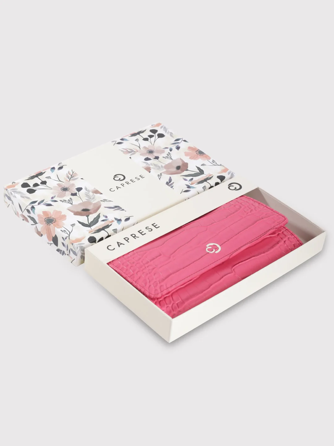 Caprese Luna Medium Fuchsia Flap Wallet - Image 9