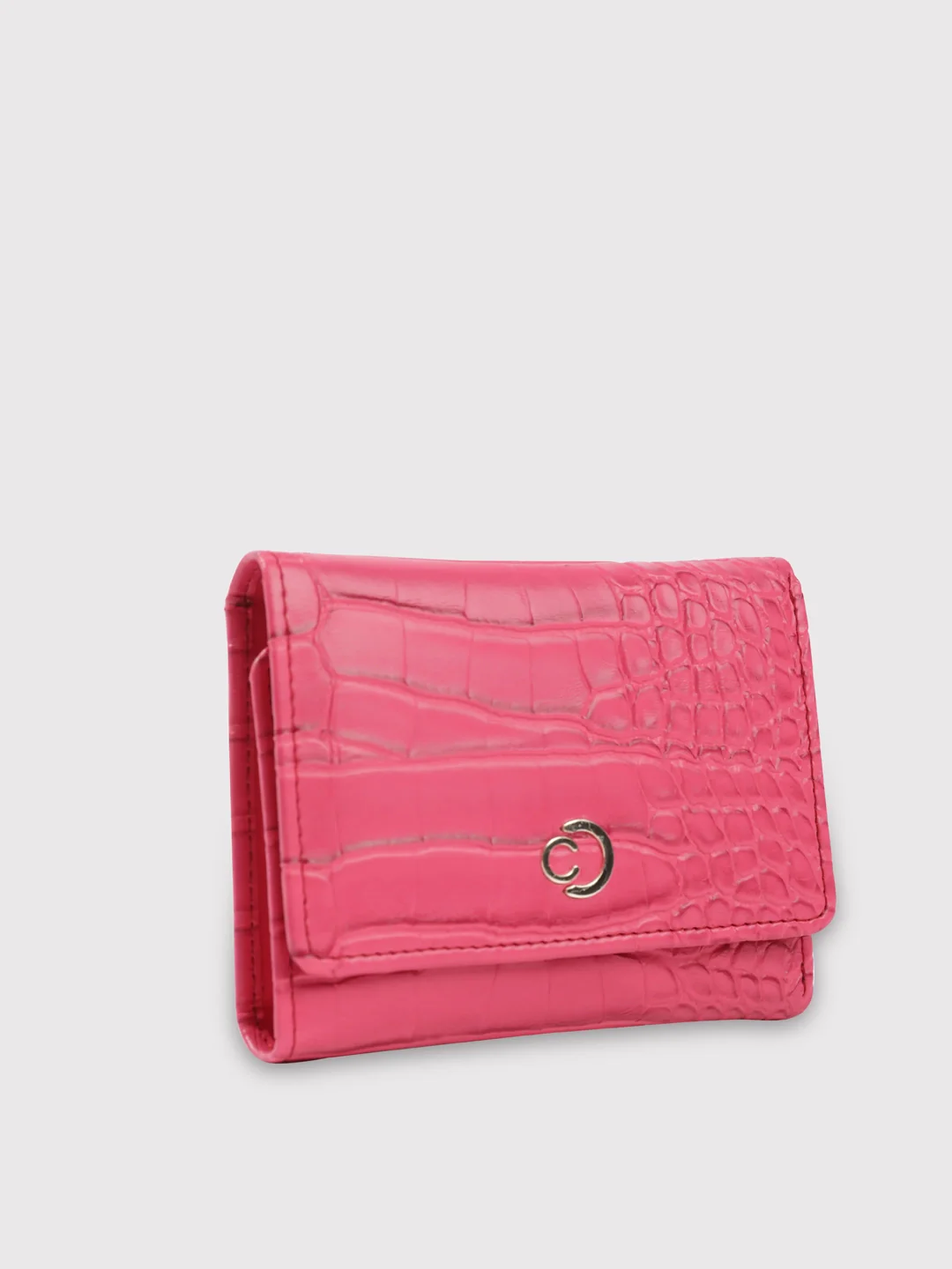 Caprese Luna Small Fuchsia Trifold Wallet - Image 4