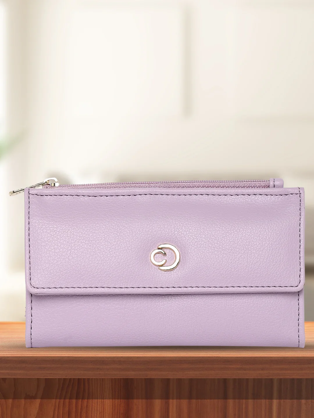 Caprese Luzie Small Lilac Wallet - Image 2