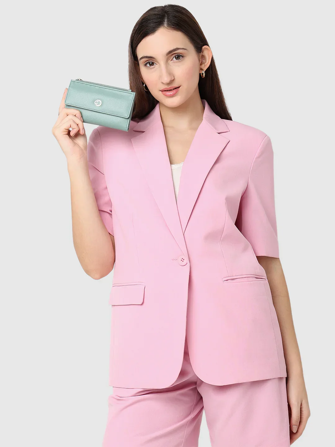 Caprese Luzie Small Mint Wallet - Image 2